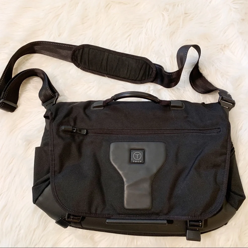 Tumi Black Messenger Bag
